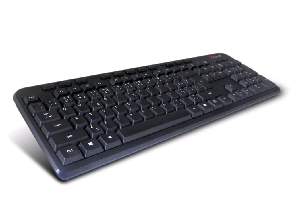C-TECH KB-102M multimediální klávesnice, černá, CZ/SK (KB-102M-U-BL)