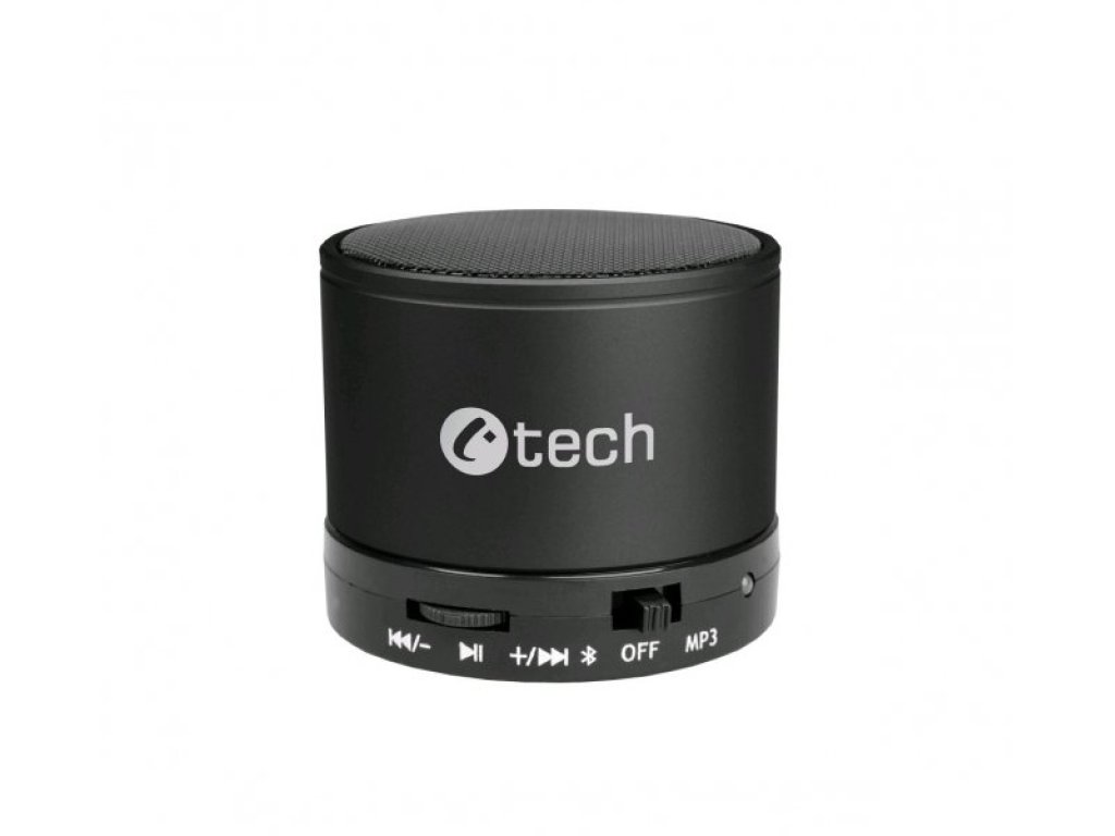 C-TECH reproduktor SPK-04B, bluetooth, handsfree, ctecka micro SD karet/prehrávac, FM rádio, cerný