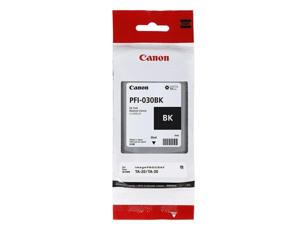 Canon cartridge PFI-030 BK (PFI030BK) / Black / 55ml (3489C001)