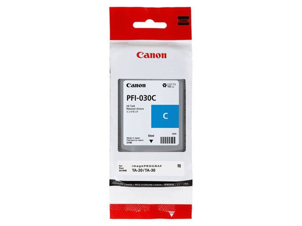 Canon CARTRIDGE PFI-030 C azurová pro image PROGRAF TM-240 a TM-340 (3490C001)