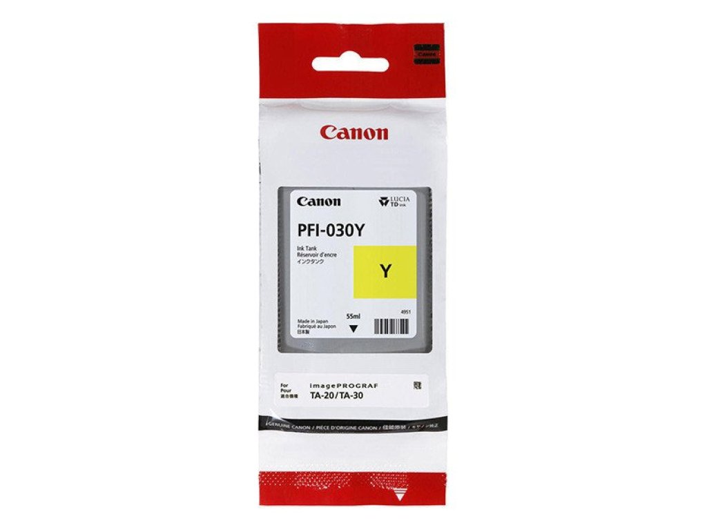 Canon cartridge PFI-030 Yellow (PFI030Y) / Yellow / 55ml (3492C001)