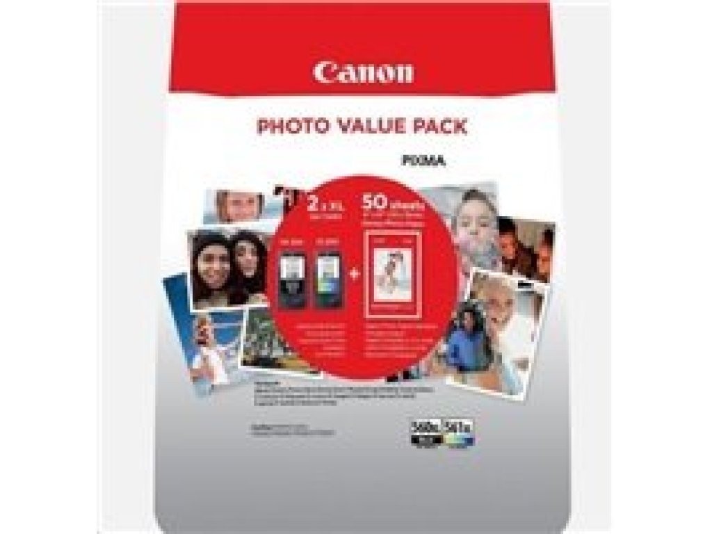 Canon cartridge PG-560XL / CL-561XL Multipack PHOTO VALUE / Black+Color / 400str. + 300str. (3712C008)