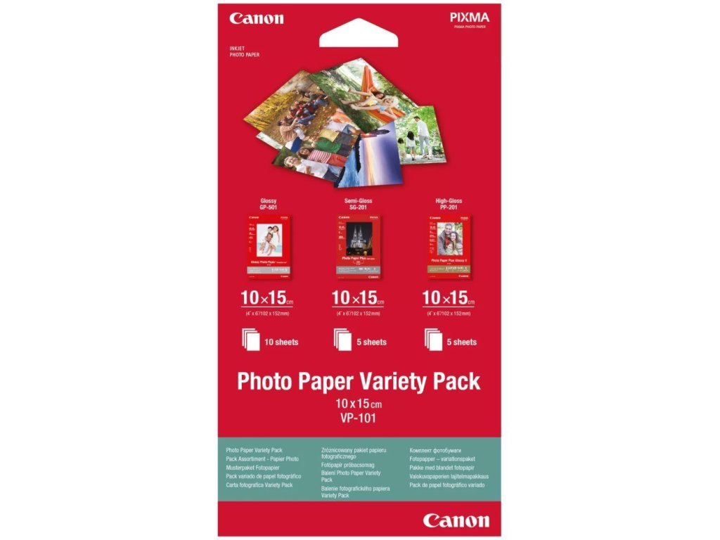 CANON fotopapír VP-101 10x15 Variety Pack (0775B078)