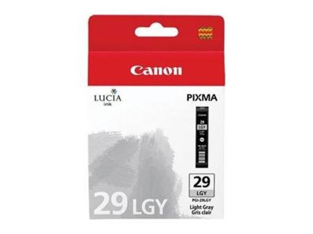 Canon inkoustová náplň PGI-29LGY/ Světle šedá (4872B001)