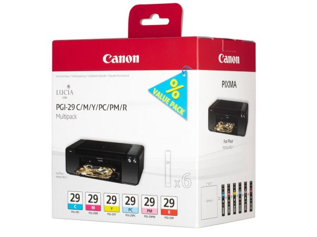 Canon multipack inkoustových náplní PGI-29 CMY/ PC/ PM/ R (4873B005)