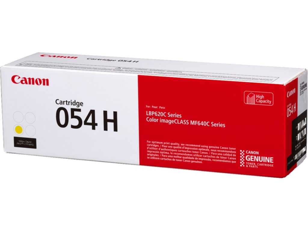 CANON originální toner 054HY, yellow, 2300str., 3025C002, high capacity (3025C002)