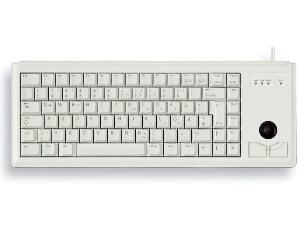 CHERRY klávesnice G84-4400 s trackballem (G84-4400LUBEU-0)