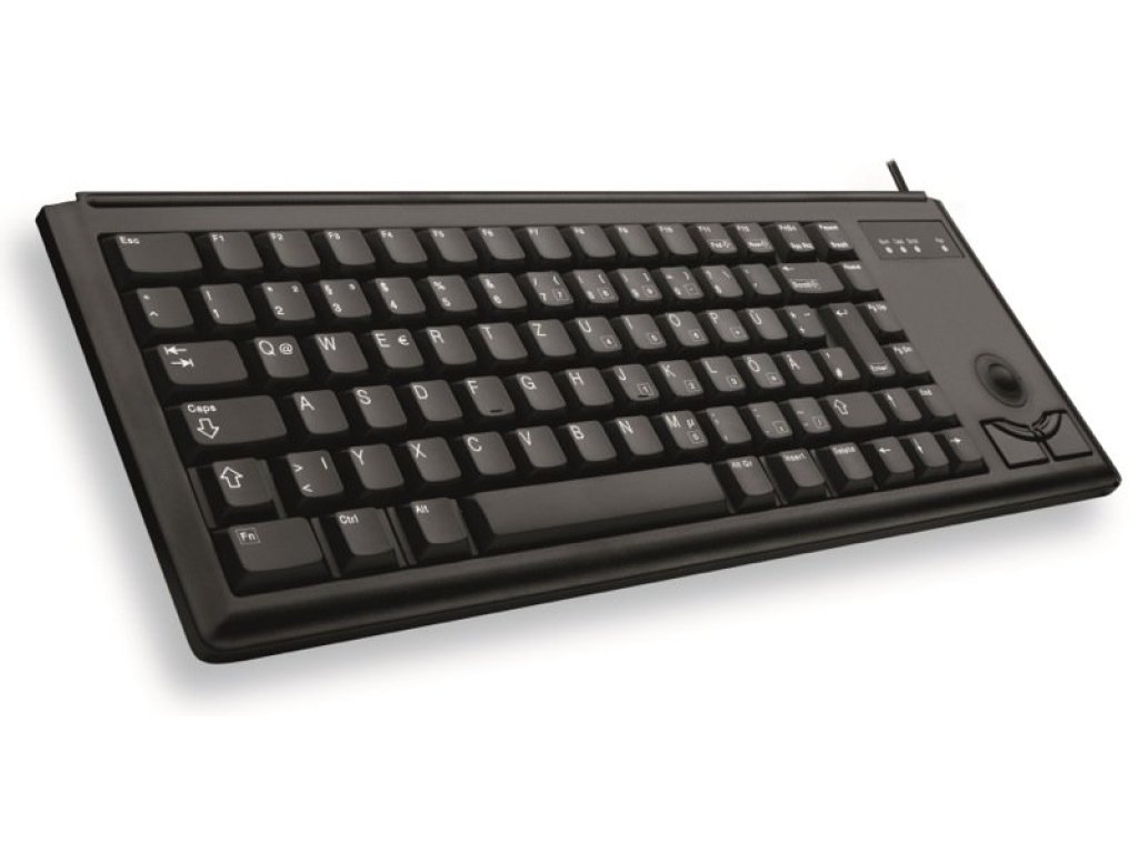 CHERRY klávesnice G84-4400 s trackballem německá (G84-4400LUBDE-2)