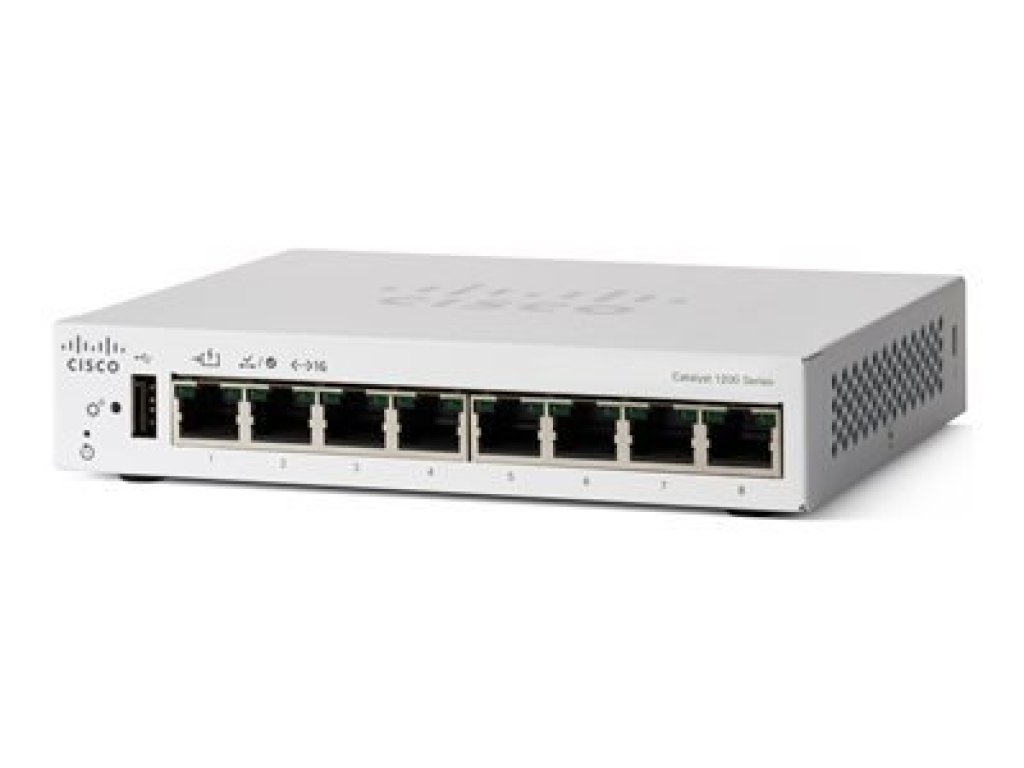 CISCO Catalyst 1200-8T-D přepínač (C1200-8T-D)