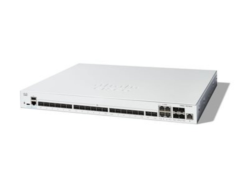 CISCO Catalyst 1300-24XS - L3, inteligentní, 24 x 10GBase-X + 4 x combo 10 Gigabit SFP+/RJ-45, Lze montovat do rozvaděče (C1300-24XS)
