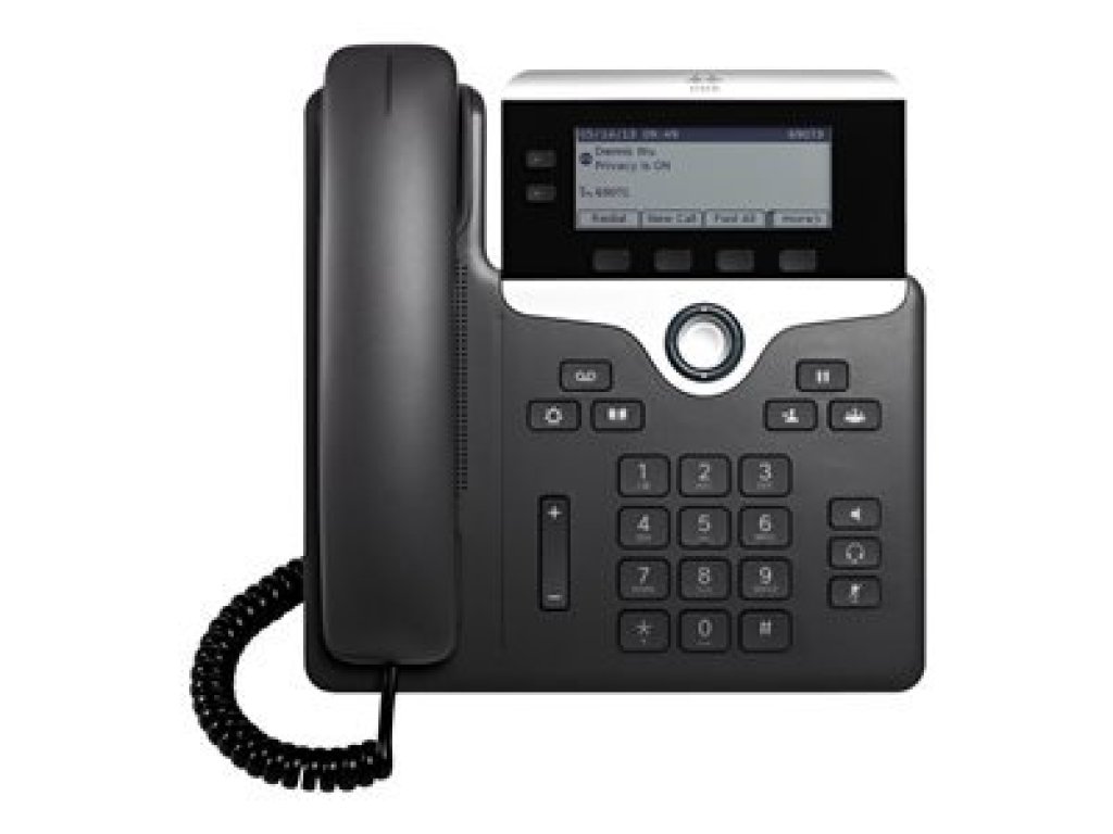CISCO IP Phone 7821 - Telefon VoIP - SIP, SRTP - 2 linky (CP-7821-K9)