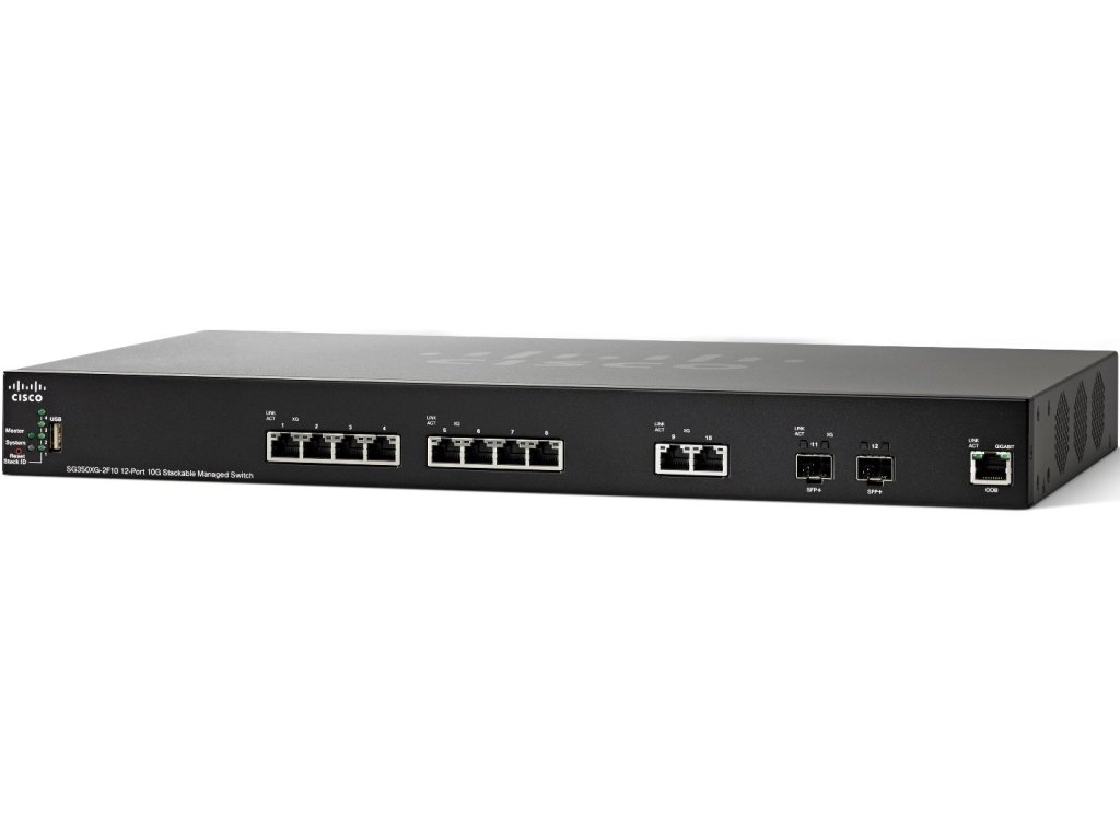 CISCO SG350XG-2F10 12-port 10GBase-T Stackable Switch