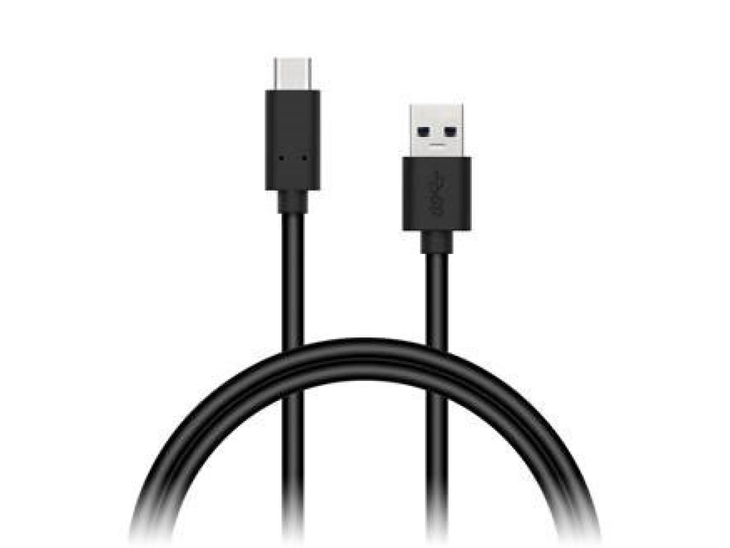 CONNECT IT kabel USB Wirez, C-A, M/M, propojovací, 2m, černý (CI-1178)