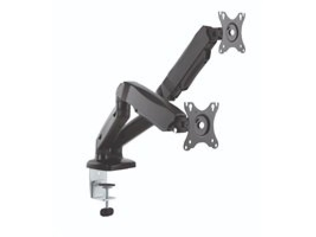 CONNECT IT TwinArm stolní držák na 2 monitory, černý