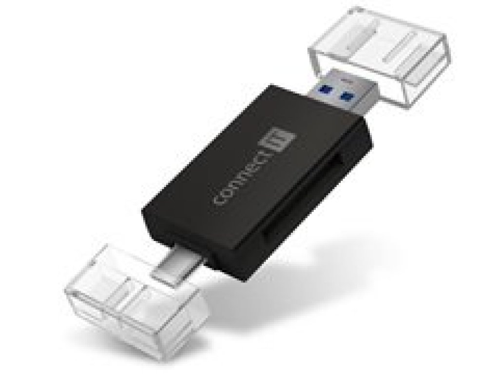 CONNECT IT USB-C/USB-A čtecka karet (CFF-1020-BK)