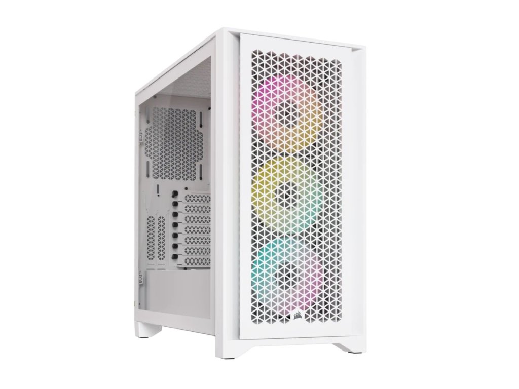 CORSAIR iCUE 4000D RGB AIRFLOW/Midi Tower/Transpar./Bílá (CC-9011241-WW)