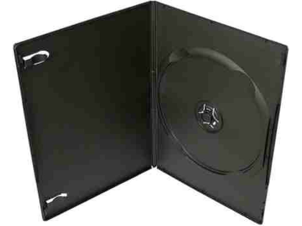 COVER IT obal na 1 DVD 7mm slim černý 10ks/bal (27082P10)