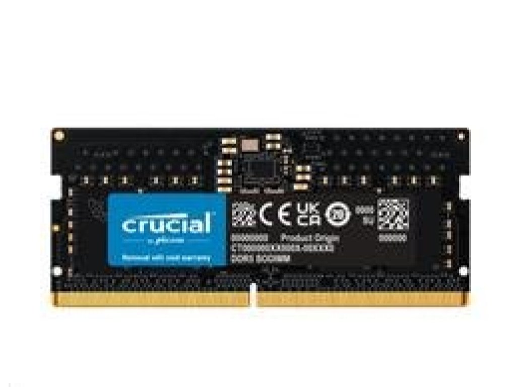 CRUCIAL 8GB DDR5 5600MHz SODIMM (16Gbit) (CT8G56C46S5)