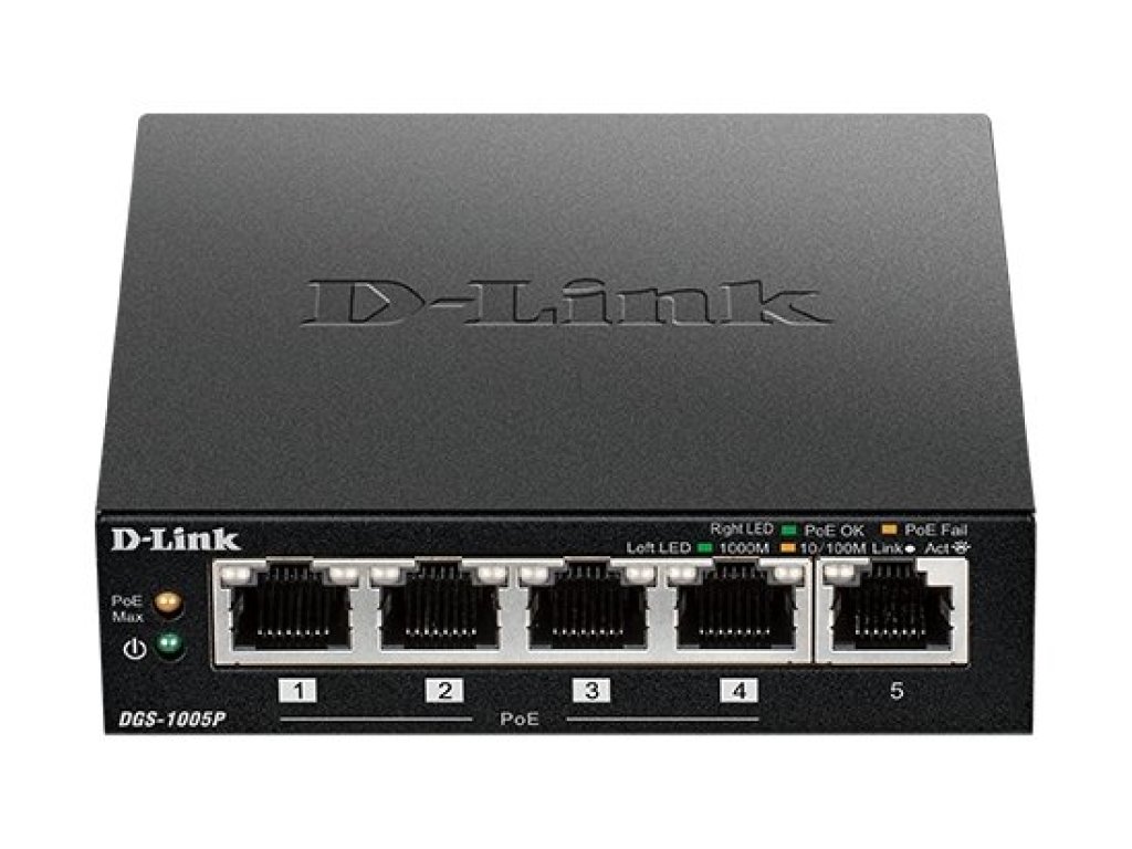 D-LINK switch DGS-1005P/E