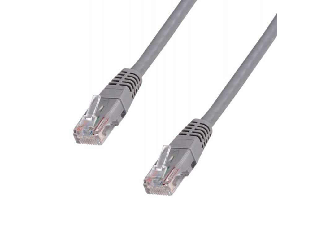 DATACOM patch kabel UTP, RJ45-RJ45, CAT6e, 2m, šedý (1592)