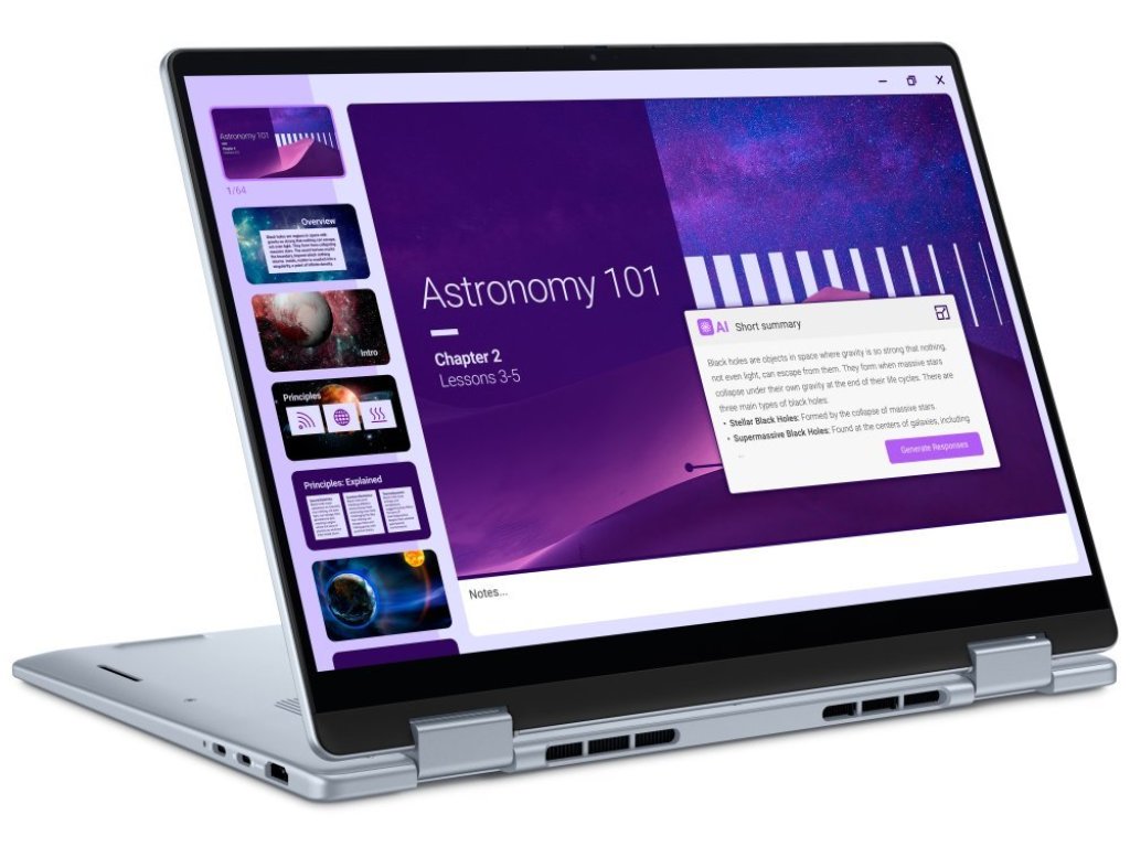 DELL 14 Plus 2-in-1 DB04250 - 14" 1920x1200 WUXGA, Ultra 7 256V, 16GB RAM, 1TB SSD, Intel Arc, W11 Pro, stříbrný, 3RNBD (DB04250_LNL_201)