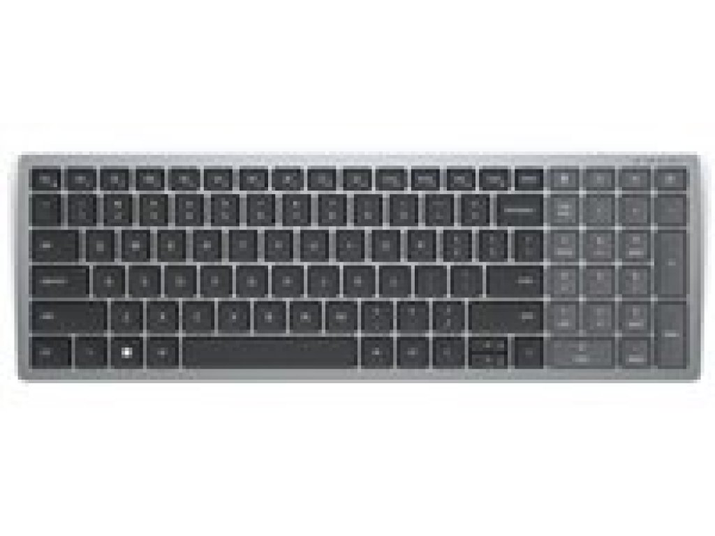 Dell KB740 bezdrátová klávesnice - titanová šedá, CZ/SK (580-AKOS)