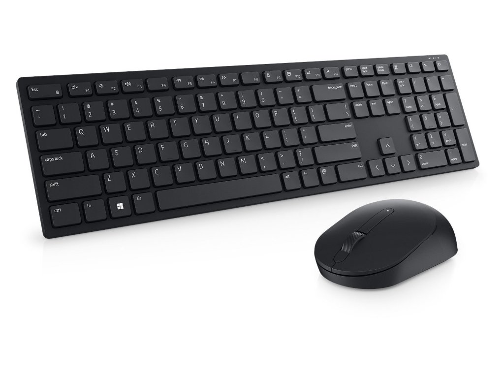 DELL KM5221W - bezdrátový set klávesnice s myší, černá, CZ/SK (580-BBJM)