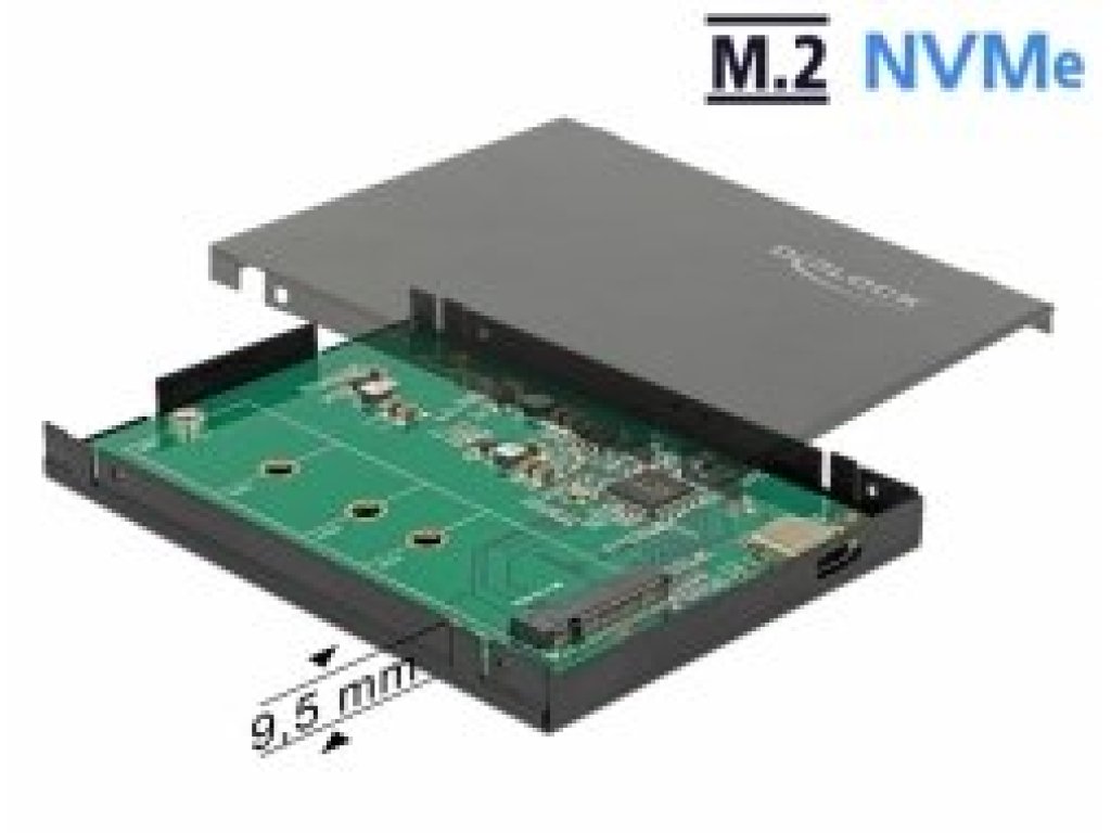 DELOCK 42609 Delock Externí box pro M.2 NVMe PCIe SSD s USB 3.1 Gen 2 USB Type-C (42609)