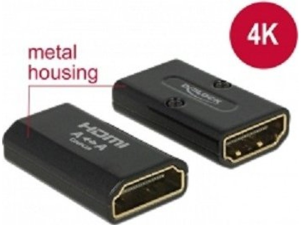DELOCK adaptér HDMI-A-HDMI-A, F/F (65659)