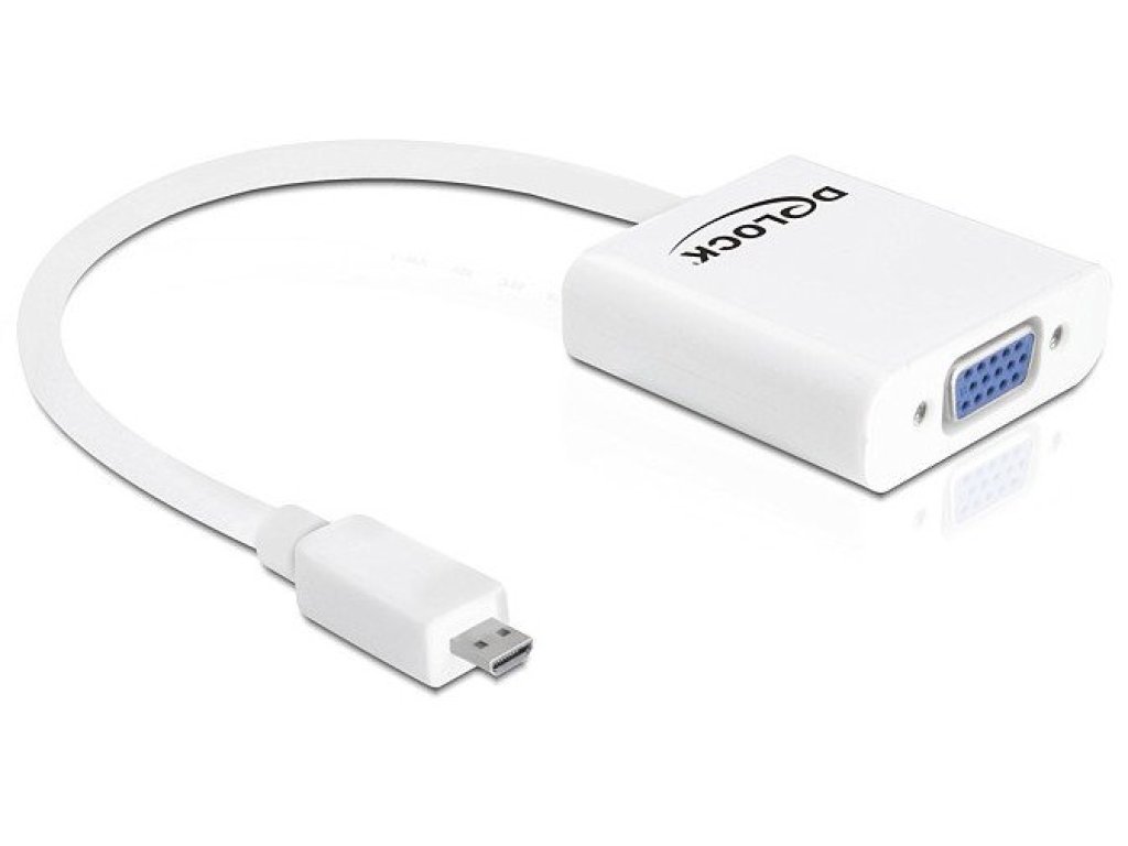DELOCK adaptér HDMI micro-VGA, M/F (65347)