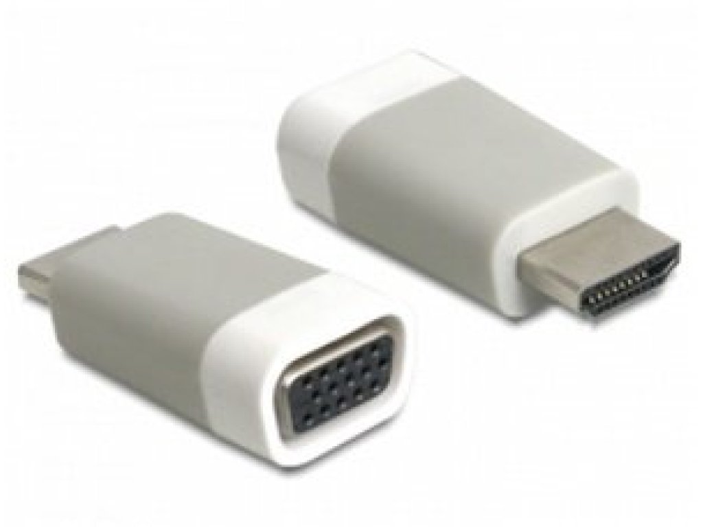 DELOCK adaptér HDMI-VGA, M/F (65472)