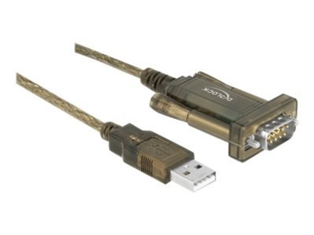 Delock Adaptér USB 2.0 Typ-A > 1 x Sériový DB9 RS-232, 2m (Chipset Prolific 2503)
