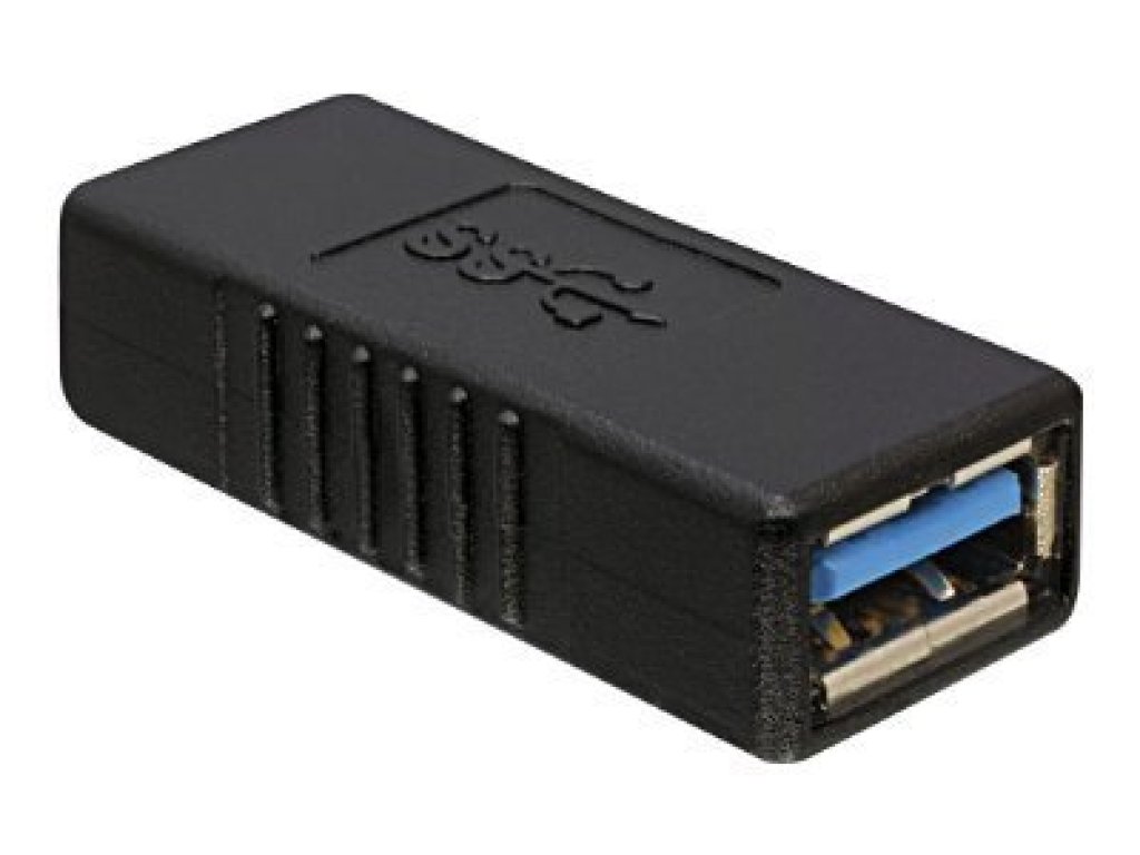 DELOCK adaptér USB 3.0, A-A, F/F (65175)