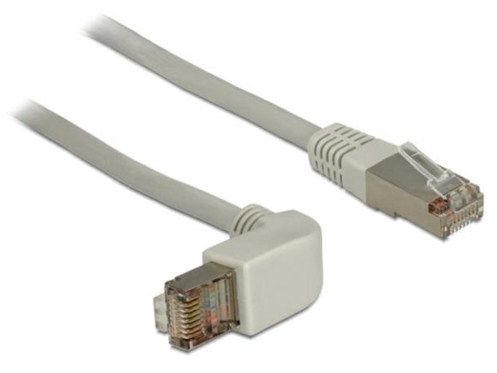 DELOCK kabel RJ45 Cat.5e SFTP pravoúhlý, přímý 2 m