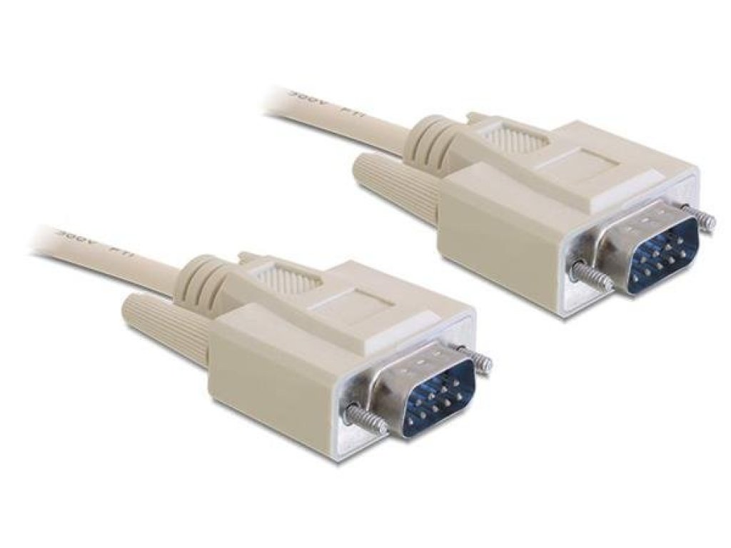 DeLock sériový propojovací kabel RS-232 , Sub-D9 samec - samec (82980)