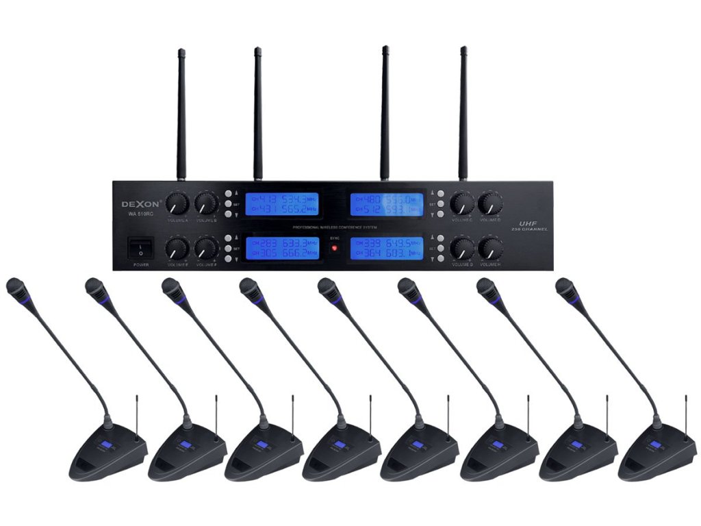 DEXON WA 510RC bezdrátový konferenční systém (WA 510RC)