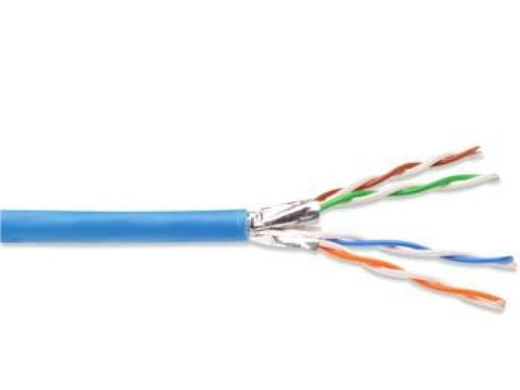 DIGITUS CAT 6A U-FTP Kabel 4x2,drát AWG23, LSOH, modrý, 305m (DK-1623-A-VH-305)
