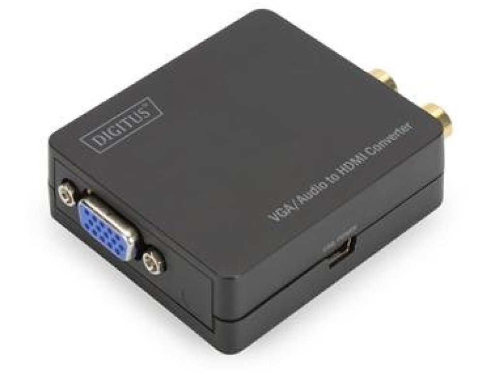 DIGITUS převodník VGA+2xCINCH-HDMI, F+2xF/F (DS-40130-1)