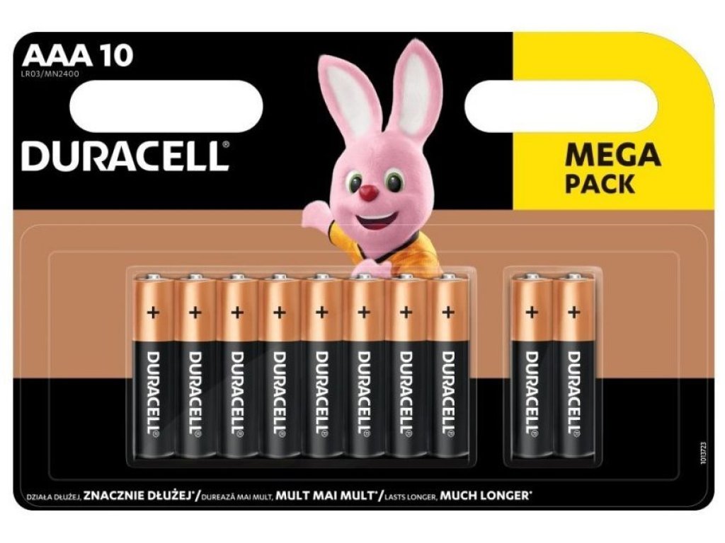 Duracell Basic alkalická baterie 10 ks (AAA) (42328)