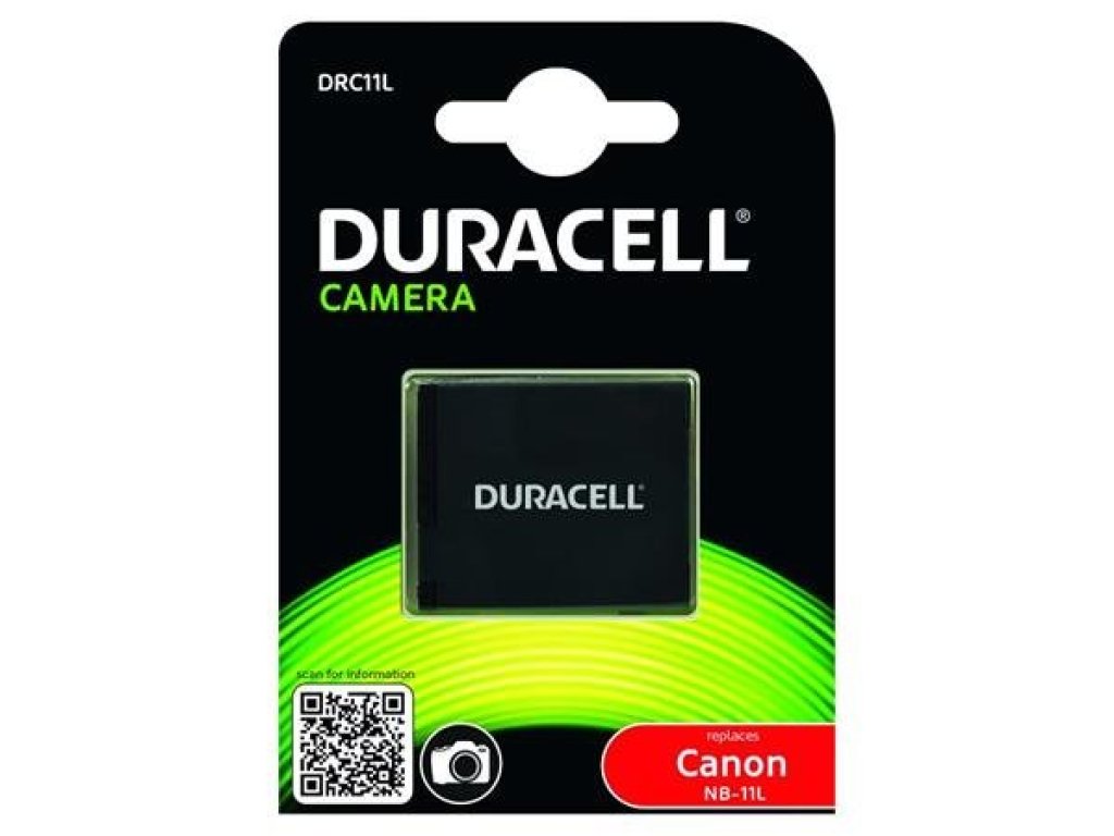 DURACELL baterie pro dogitální fotoaparáty, nahrazuje Canon NB-11L (DRC11L)