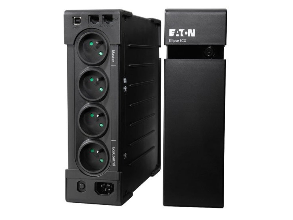 EATON Ellipse ECO 800 USB FR, UPS 800VA / 500W, 4 zásuvky (3 zálohované), české zásuvky (EL800USBFR)