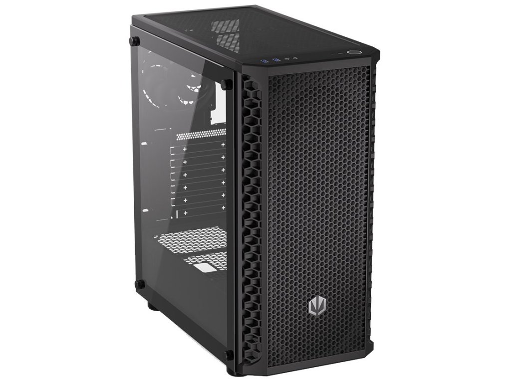 Endorfy skříň Signum 300 Air / 2xUSB 3.0 / 4x120mm fan PWM / mesh panel / tvrzené sklo / cerná