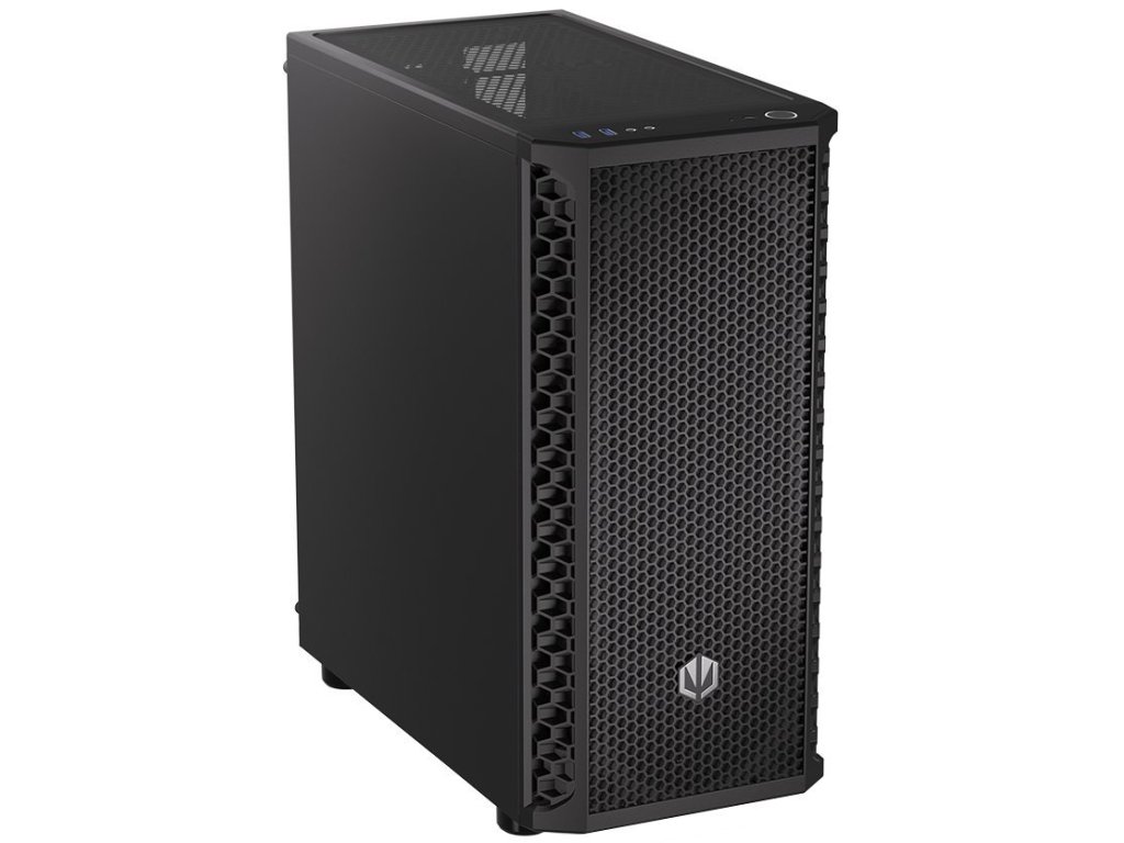 Endorfy skrín Signum 300 Solid / 2 x USB 3.0 / 120mm fan PWM / mesh panel / cerná