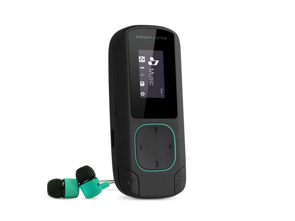 ENERGY MP3 Clip Bluetooth Mint (8GB, MicroSD, FM, sluchátka) (426508)