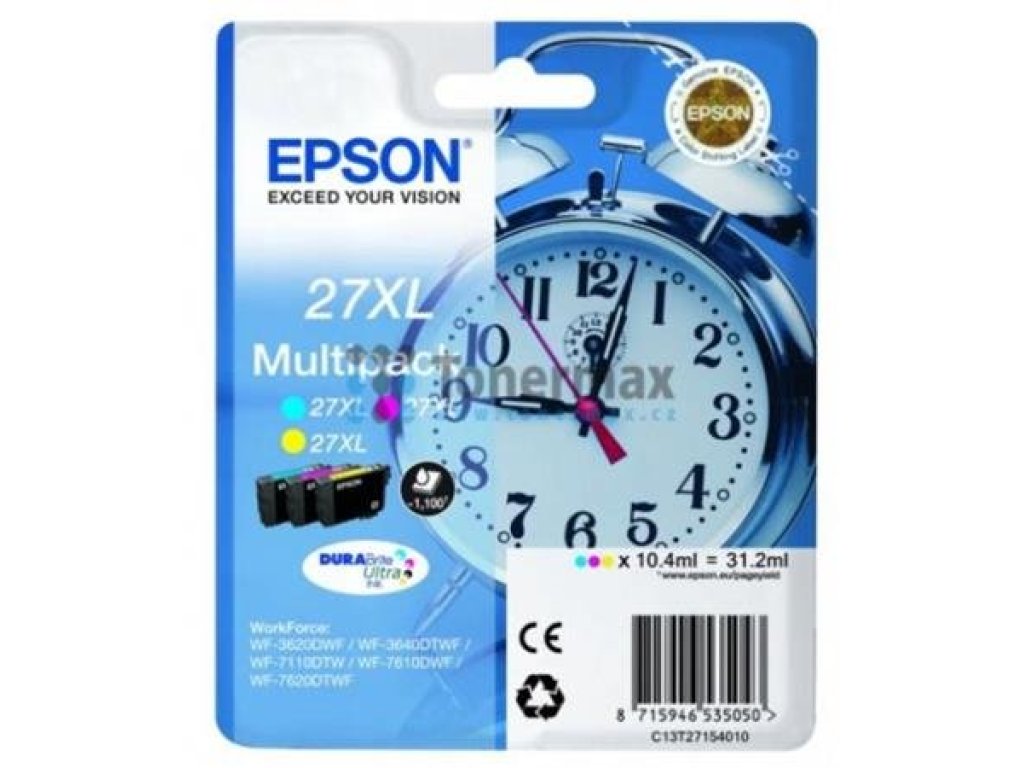 EPSON 27XL DURABrite Ultra Ink Multipack T2715 (C13T27154012)