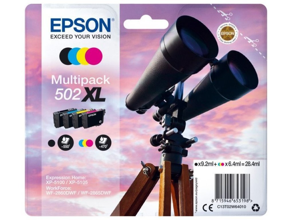 EPSON 502XL CMYK Multipack (C13T02W64010)