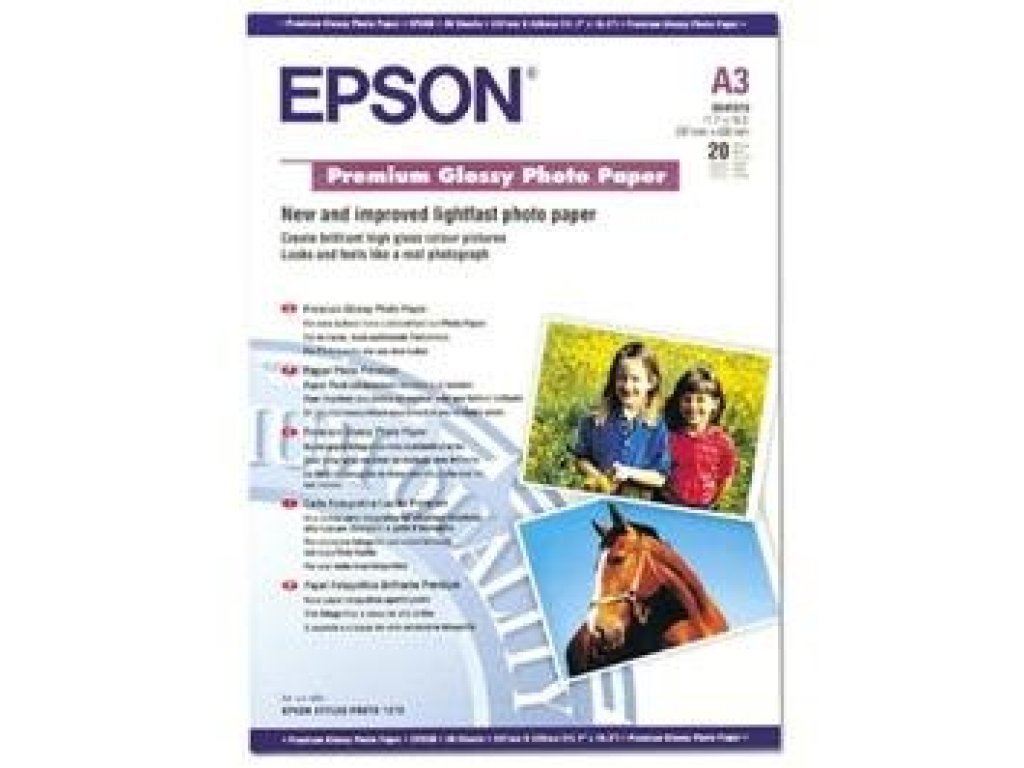 EPSON A3,Premium Glossy Photo Paper 20 listů (C13S041315)