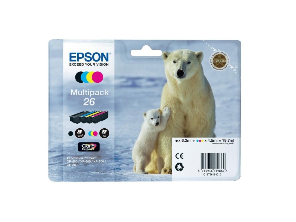 Epson C13T26164010 4-colours 26