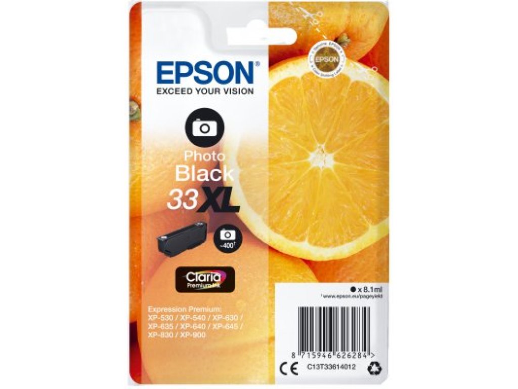 EPSON cartridge T3361photo black XL (pomeranc)