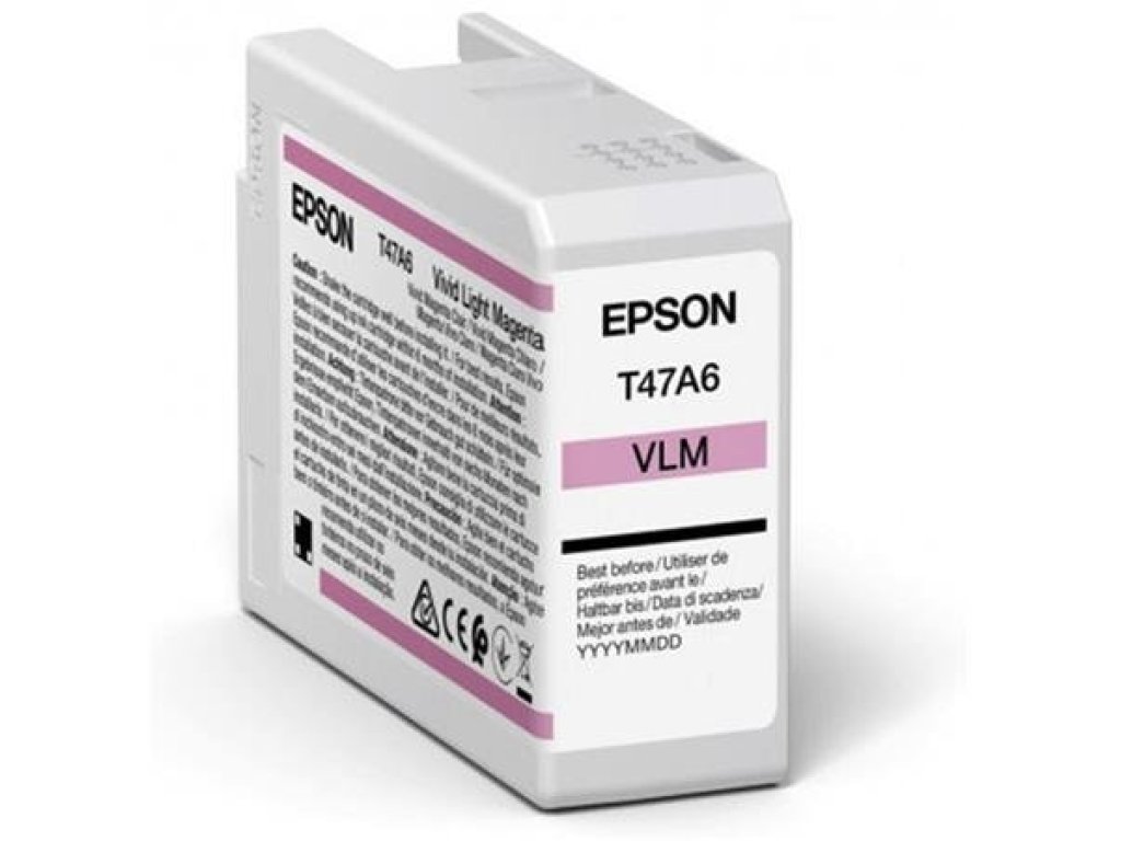 EPSON cartridge T47A6 Vivid Light Magenta (50ml) (C13T47A60N)